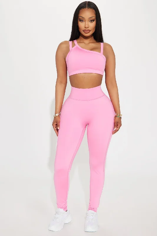 Claudia Elevate Active Legging - Bubblegum Pink