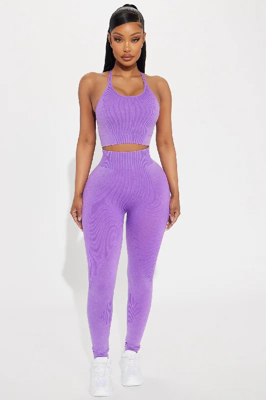 Stretch It Out Active Legging - Lavender