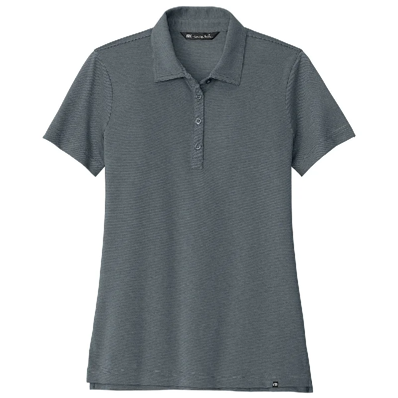 TravisMathew Women's Blue Nights Heather Sunnyvale Polo